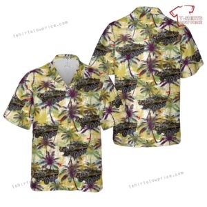 US Army 3rd Squadron 17th Cavalry Regiment Stryker Vehicle Hawaiian Shirt