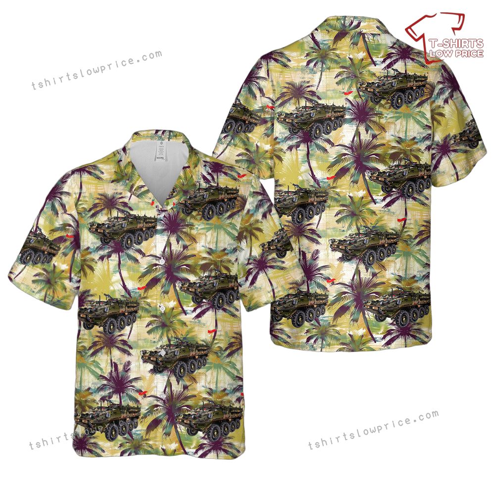 US Army 3rd Squadron 17th Cavalry Regiment Stryker Vehicle Hawaiian Shirt US Army 3rd Squadron 17th Cavalry Regiment Stryker Vehicle Hawaiian Shirt 1