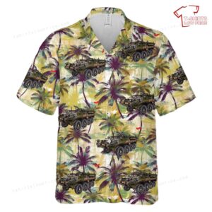 US Army 3rd Squadron 17th Cavalry Regiment Stryker Vehicle Hawaiian Shirt