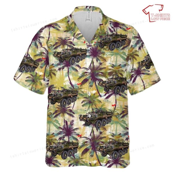 US Army 3rd Squadron 17th Cavalry Regiment Stryker Vehicle Hawaiian Shirt US Army 3rd Squadron 17th Cavalry Regiment Stryker Vehicle Hawaiian Shirt