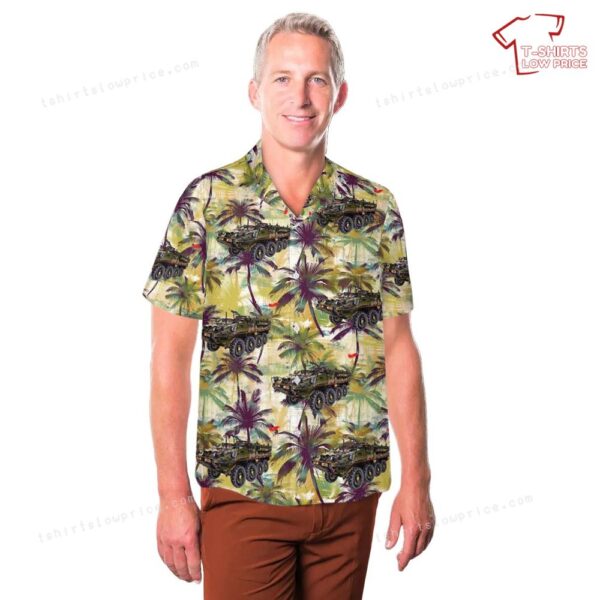 US Army 3rd Squadron 17th Cavalry Regiment Stryker Vehicle Hawaiian Shirt US Army 3rd Squadron 17th Cavalry Regiment Stryker Vehicle Hawaiian Shirt