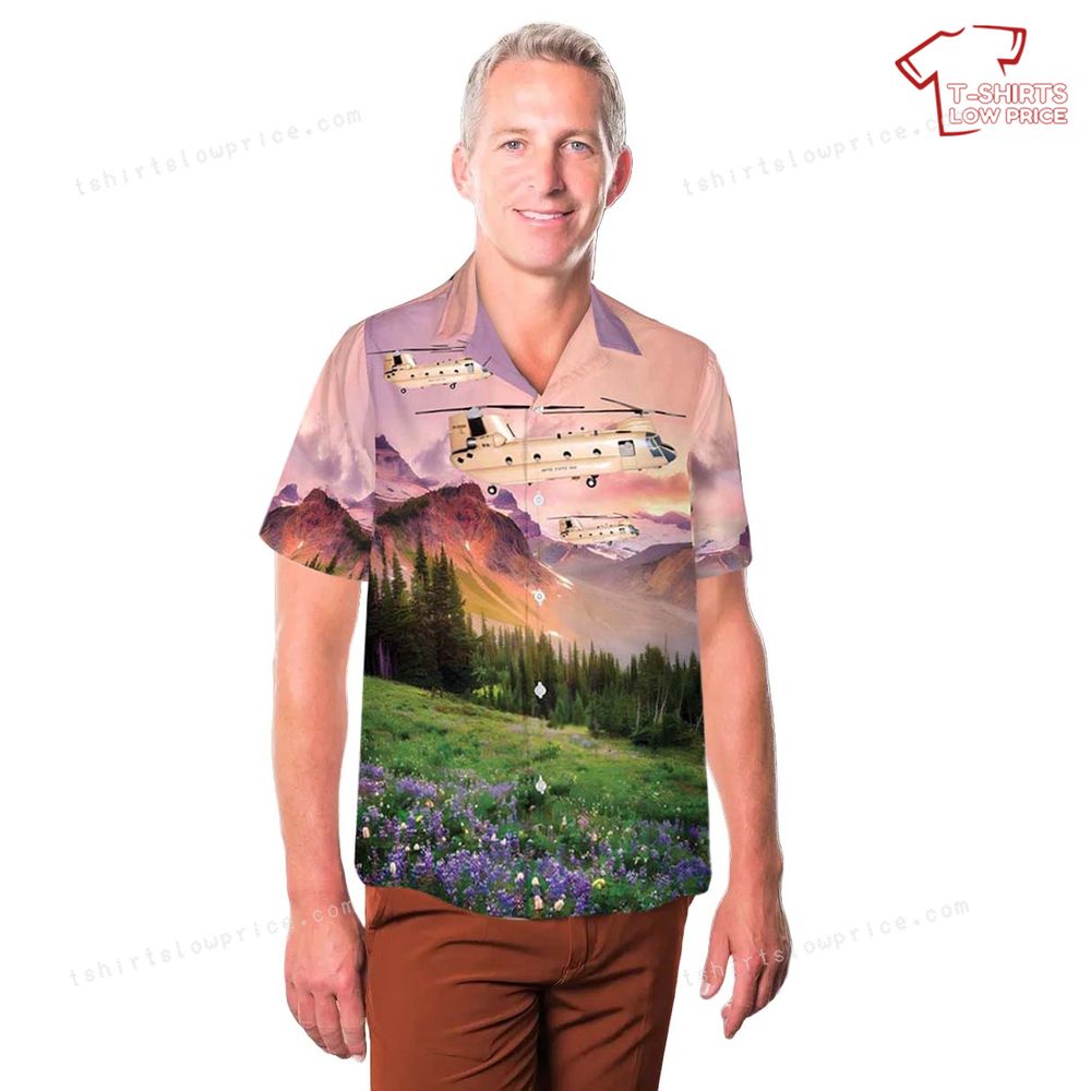 US Army 4th Batt 123rd Reg Sugar Bears North CH 47 Hawaiian Shirt 3 US Army 4th Batt 123rd Reg Sugar Bears North CH 47 Hawaiian Shirt 3