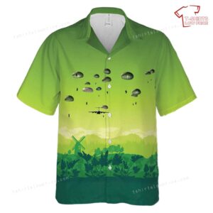 US Army 4th Brigade Combat Team (Airborne) 25th Infantry Division parachute Hawaiian Shirt