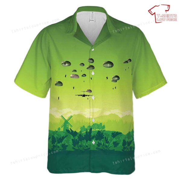 US Army 4th Brigade Combat Team (Airborne) 25th Infantry Division parachute Hawaiian Shirt US Army 4th Brigade Combat Team (Airborne) 25th Infantry Division parachute Hawaiian Shirt
