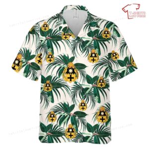 US Army 5th Cavalry Regiment Unit Crest Hawaiian Shirt