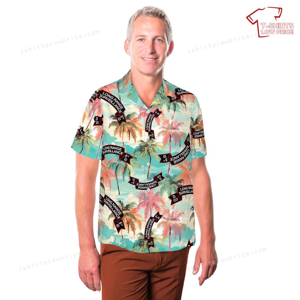 US Army 5th Infantry Division Long Range Surveillance Detachment 1988 1992 Hawaiian Shirt 3 US Army 5th Infantry Division Long Range Surveillance Detachment 1988 1992 Hawaiian Shirt 3