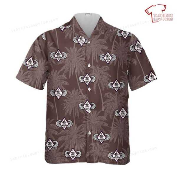 US Army 6-101 AVN Shadow Hawaiian Shirt US Army 6-101 AVN Shadow Hawaiian Shirt