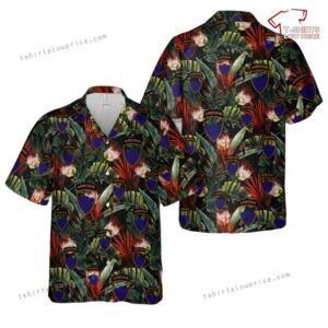 US Army 6th Airborne Division Hawaiian Shirt
