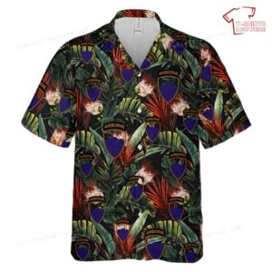 US Army 6th Airborne Division Hawaiian Shirt
