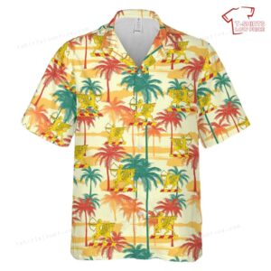 US Army 6th Field Artillery Regiment Unit Crest Hawaiian Shirt