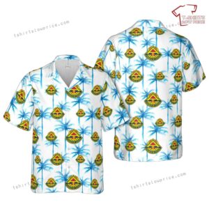 US Army 7th Army Pyramid of Power Hawaiian Shirt