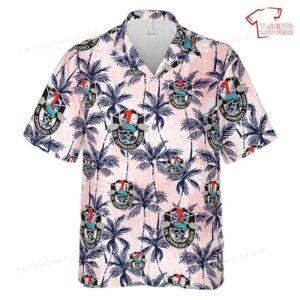 US Army 7th Special Forces Group (7th SFG) De Oppresso Liber Hawaiian Shirt