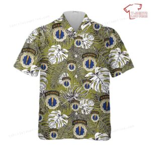 US Army 9th Airborne Division In WWII Hawaiian Shirt