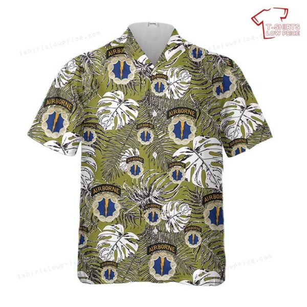 US Army 9th Airborne Division In WWII Hawaiian Shirt US Army 9th Airborne Division In WWII Hawaiian Shirt