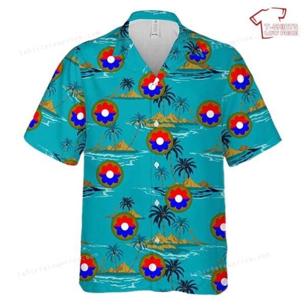 US Army 9th Infantry Division Hawaiian Shirt US Army 9th Infantry Division Hawaiian Shirt