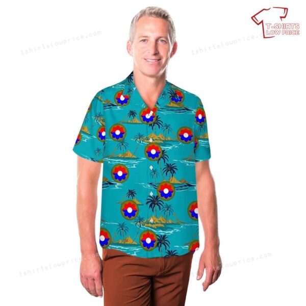 US Army 9th Infantry Division Hawaiian Shirt US Army 9th Infantry Division Hawaiian Shirt