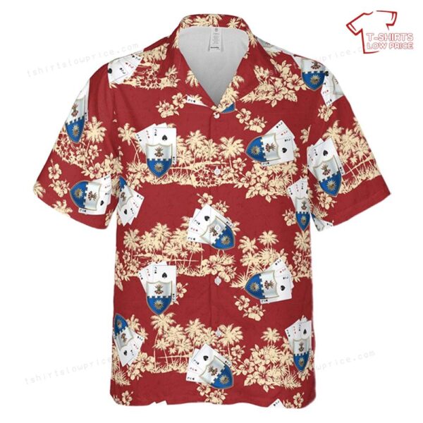 US Army 10TH Mountain 2-22 Infantry TRIPLE DEUCE Hawaiian Shirt US Army 10TH Mountain 2-22 Infantry TRIPLE DEUCE Hawaiian Shirt