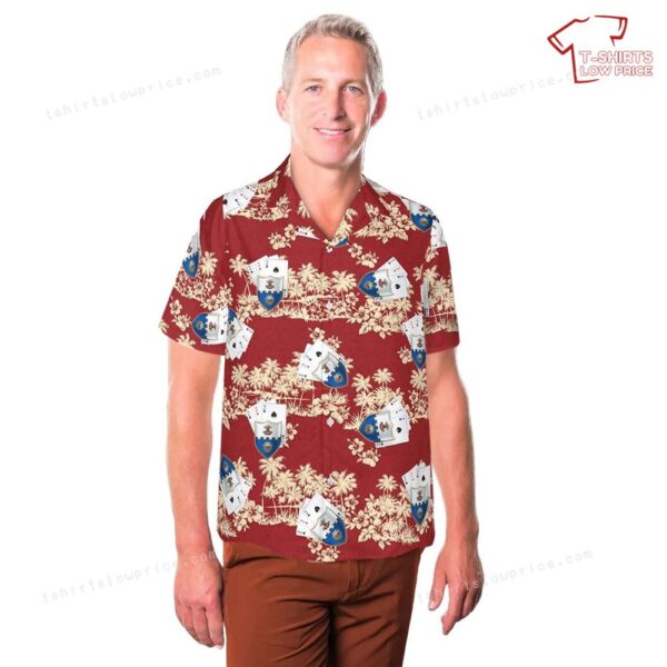 US Army 10TH Mountain 2-22 Infantry TRIPLE DEUCE Hawaiian Shirt US Army 10TH Mountain 2-22 Infantry TRIPLE DEUCE Hawaiian Shirt