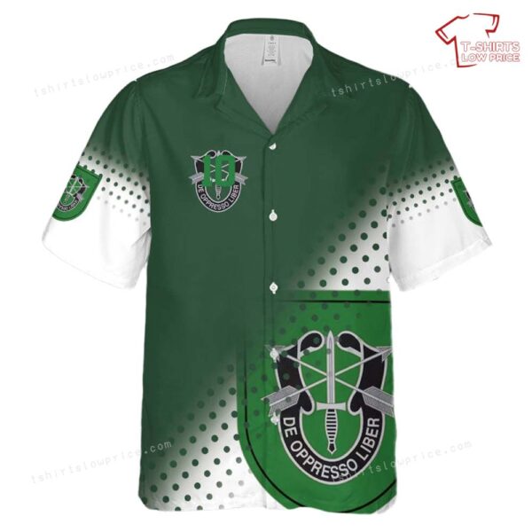 US Army 10th Special Forces Group (10th SFG), St Patrick’s Day Hawaiian Shirt US Army 10th Special Forces Group (10th SFG), St Patrick’s Day Hawaiian Shirt