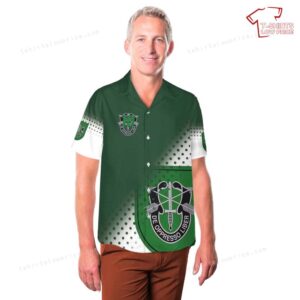 US Army 10th Special Forces Group 10th SFG St Patricks Day Hawaiian Shirt 3