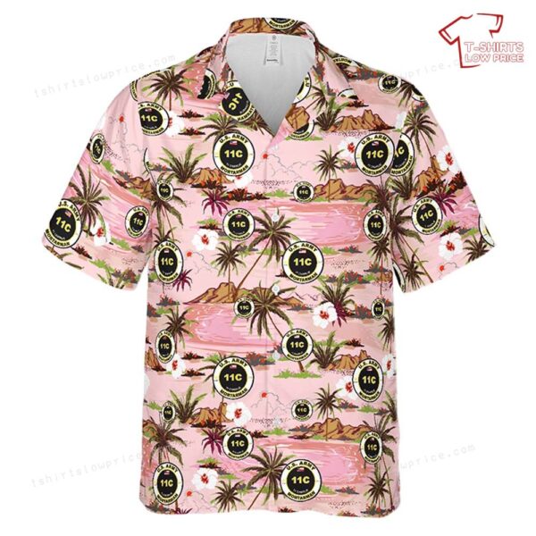 US Army 11C Indirect Fire Infantryman Hawaiian Shirt US Army 11C Indirect Fire Infantryman Hawaiian Shirt