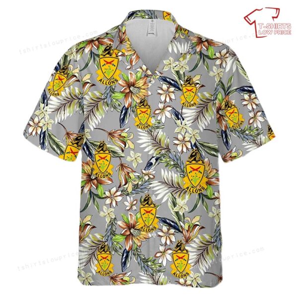 US Army 11th Armored Cavalry Regiment 11th ACR Allons Hawaiian Shirt US Army 11th Armored Cavalry Regiment 11th ACR Allons Hawaiian Shirt
