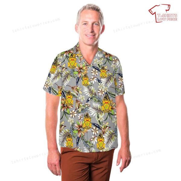 US Army 11th Armored Cavalry Regiment 11th ACR Allons Hawaiian Shirt US Army 11th Armored Cavalry Regiment 11th ACR Allons Hawaiian Shirt