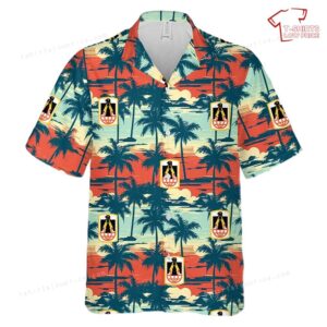 US Army 11th Corps Signal Brigade (Desert Thunderbirds) Hawaiian Shirt