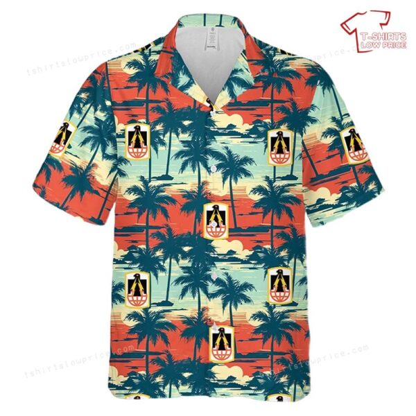US Army 11th Corps Signal Brigade (Desert Thunderbirds) Hawaiian Shirt US Army 11th Corps Signal Brigade (Desert Thunderbirds) Hawaiian Shirt