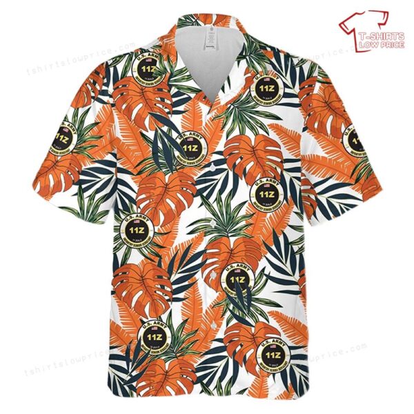 US Army 11Z Infantry Senior Sergeant Hawaiian Shirt US Army 11Z Infantry Senior Sergeant Hawaiian Shirt