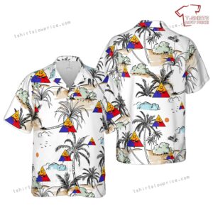 US Army 12th Armored Division Hawaiian Shirt