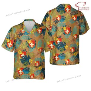 US Army 12th Field Artillery Regiment Hawaiian Shirt