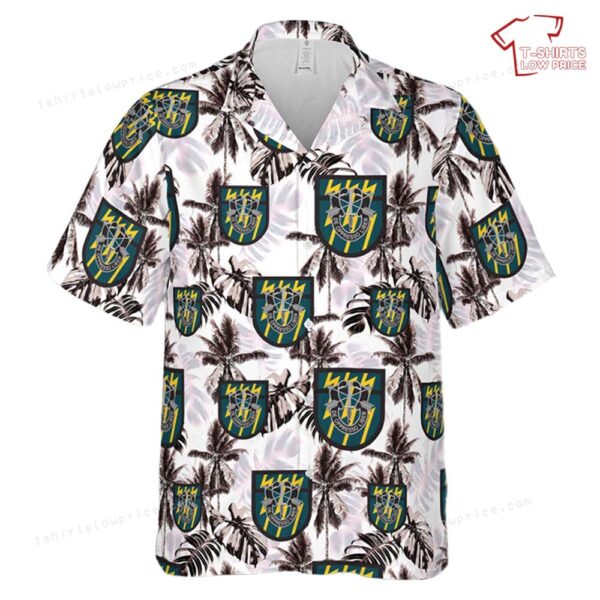 US Army 12th Special Forces Group (12th SFG) Hawaiian Shirt US Army 12th Special Forces Group (12th SFG) Hawaiian Shirt