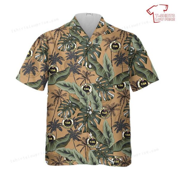 US Army 13A Field Artillery Officer Hawaiian Shirt US Army 13A Field Artillery Officer Hawaiian Shirt
