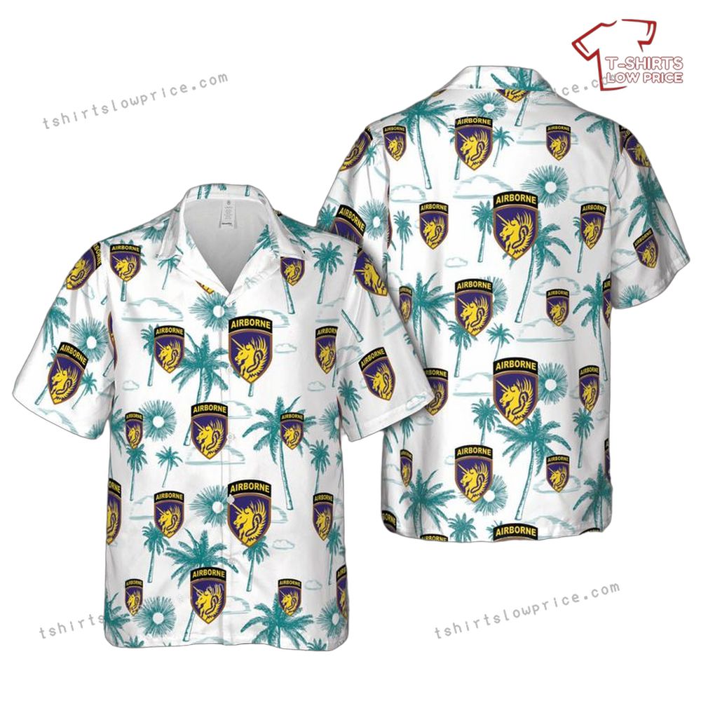 US Army 13th Airborne Division Hawaiian Shirt US Army 13th Airborne Division Hawaiian Shirt 1