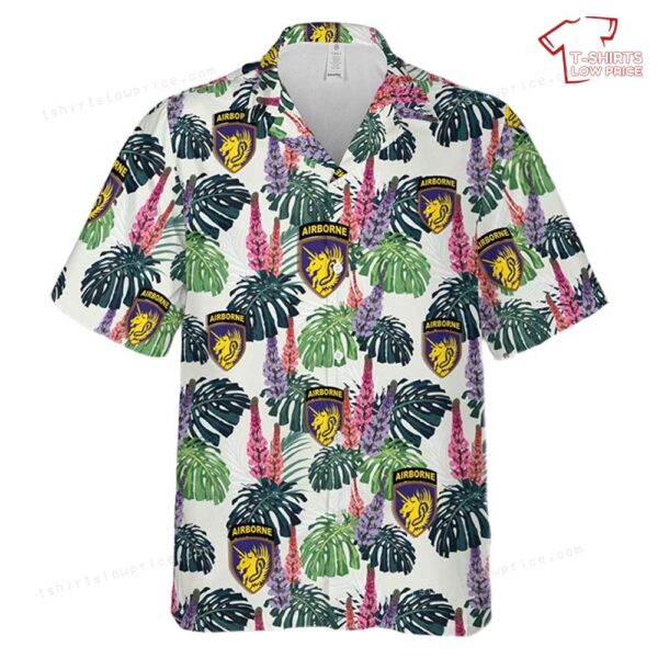 US Army 13th Airborne Division insignia Hawaiian Shirt US Army 13th Airborne Division insignia Hawaiian Shirt
