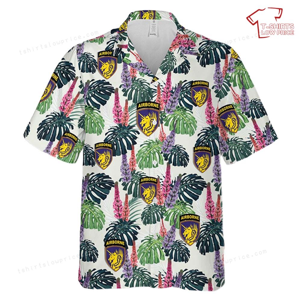 US Army 13th Airborne Division insignia Hawaiian Shirt 2 US Army 13th Airborne Division insignia Hawaiian Shirt 2