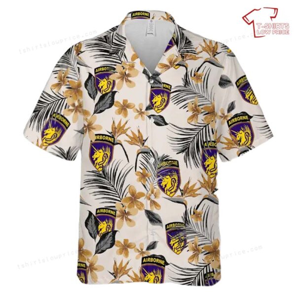 US Army 13th Airborne Division World War II Hawaiian Shirt US Army 13th Airborne Division World War II Hawaiian Shirt