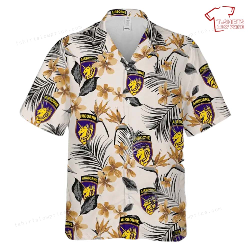 US Army 13th Airborne Division World War II Hawaiian Shirt 2 US Army 13th Airborne Division World War II Hawaiian Shirt 2