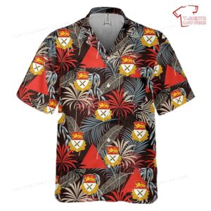 US Army 15th Cavalry Regiment Pocket Hawaiian Shirt