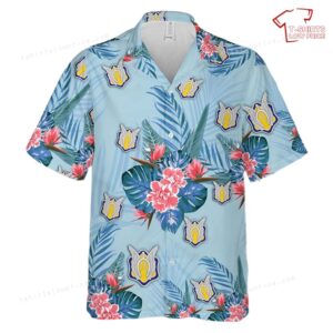 US Army 17th Cavalry Regiment Unit Crest Hawaiian Shirt