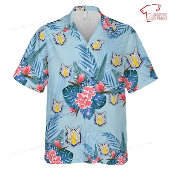 US Army 17th Cavalry Regiment Unit Crest Hawaiian Shirt US Army 17th Cavalry Regiment Unit Crest Hawaiian Shirt