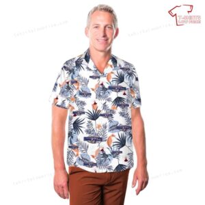 US Army 18th Airborne Combat Infantry Airborne Badge Army CIB Hawaiian Shirt 3