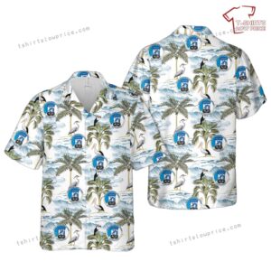 US Army 18th Airborne Corps with Jump Wings Hawaiian Shirt