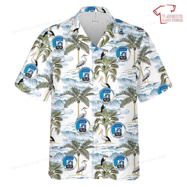 US Army 18th Airborne Corps with Jump Wings Hawaiian Shirt US Army 18th Airborne Corps with Jump Wings Hawaiian Shirt