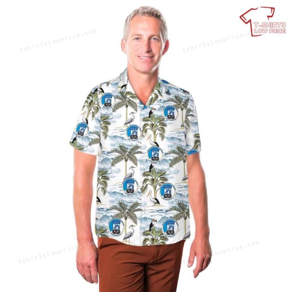 US Army 18th Airborne Corps with Jump Wings Hawaiian Shirt US Army 18th Airborne Corps with Jump Wings Hawaiian Shirt