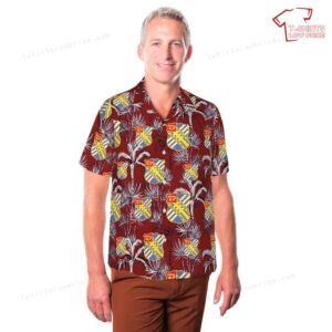 US Army 18th Field Artillery Regiment Unit Crest Hawaiian Shirt 3