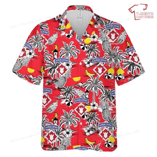 US Army 20th Engineer Brigade Airborne Hawaiian Shirt US Army 20th Engineer Brigade Airborne Hawaiian Shirt