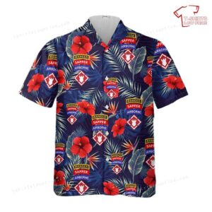 US Army 20th Engineer Brigade-Airborne Ranger Sapper Hawaiian Shirt