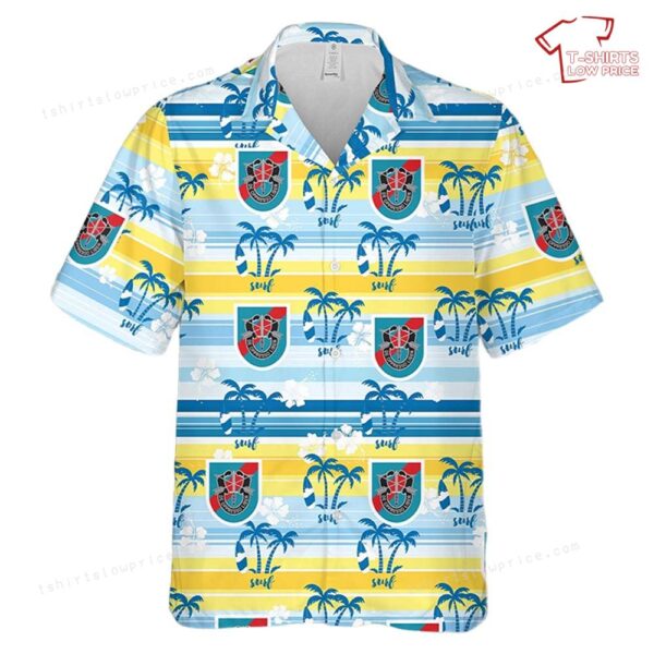 US Army 20th Special Forces Group (20th SFG) Hawaiian Shirt US Army 20th Special Forces Group (20th SFG) Hawaiian Shirt